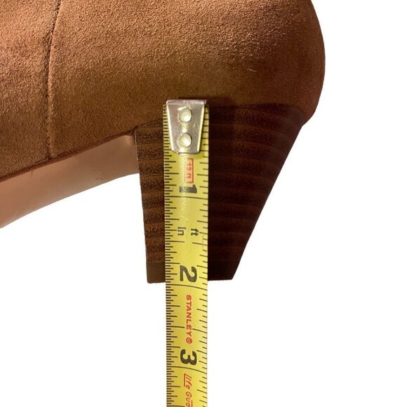 NWOT Something Navy Brown Milo Suede Ankle Sock Boots size 8.5 - Picture 10 of 12